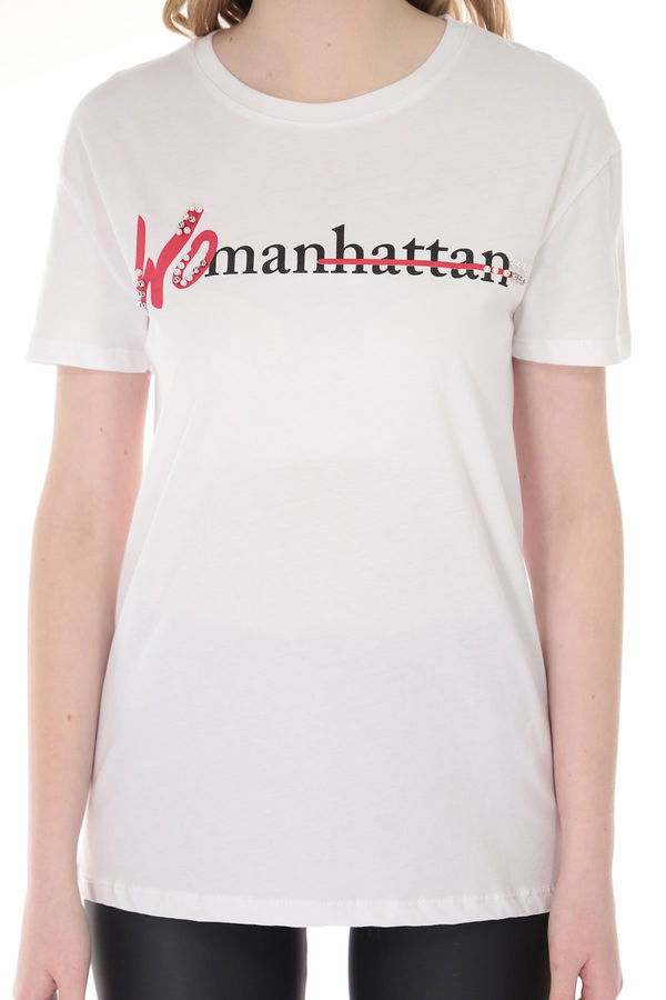 Ön Baskılı T-shirt Beyaz Ön Baskılı T-shirt Beyaz