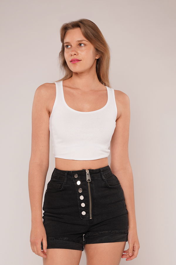 Gabria Kaşkorse Crop Top