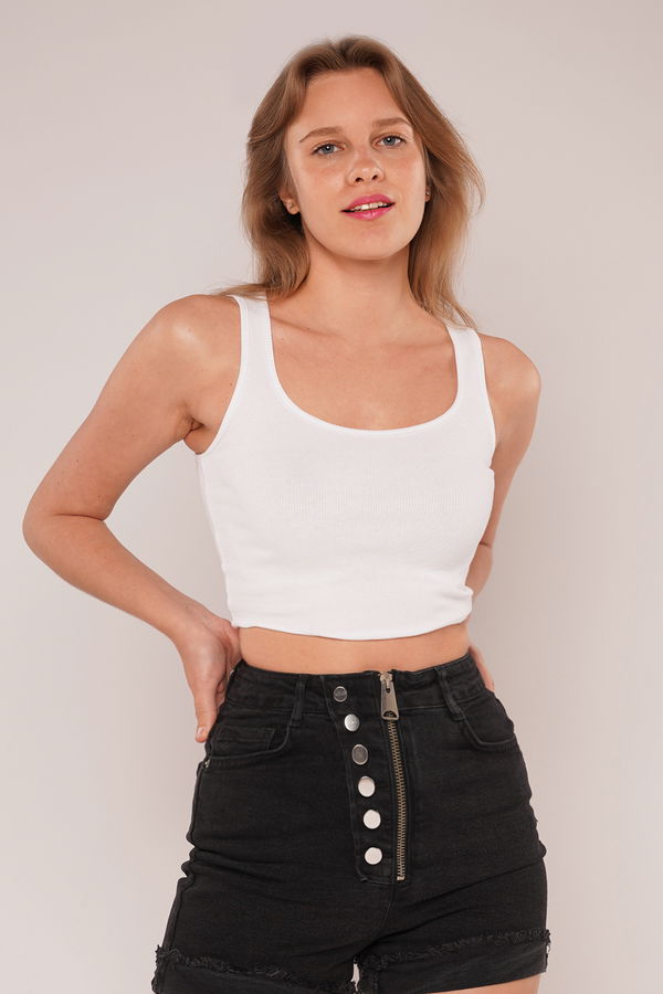 Gabria Kaşkorse Crop Top