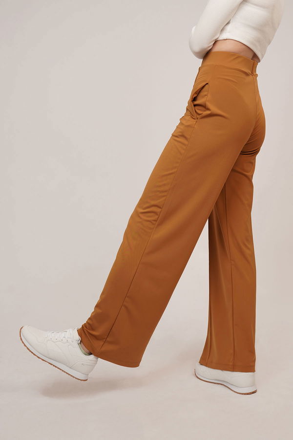 Bel Lastikli Dalgıç Pantolon CAMEL Bel Lastikli Dalgıç Pantolon CAMEL