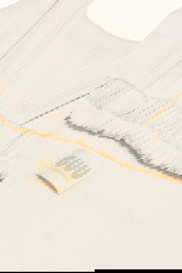 Organik Pamuk Askılı Body EKRU