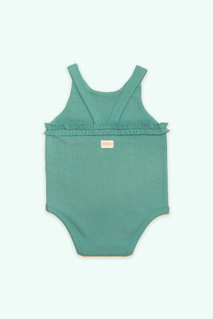 Organik Pamuk Askılı Body PETROL