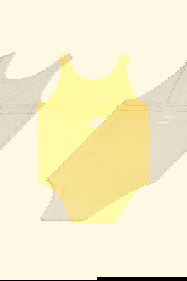 Organik Pamuk Askılı Body SARI