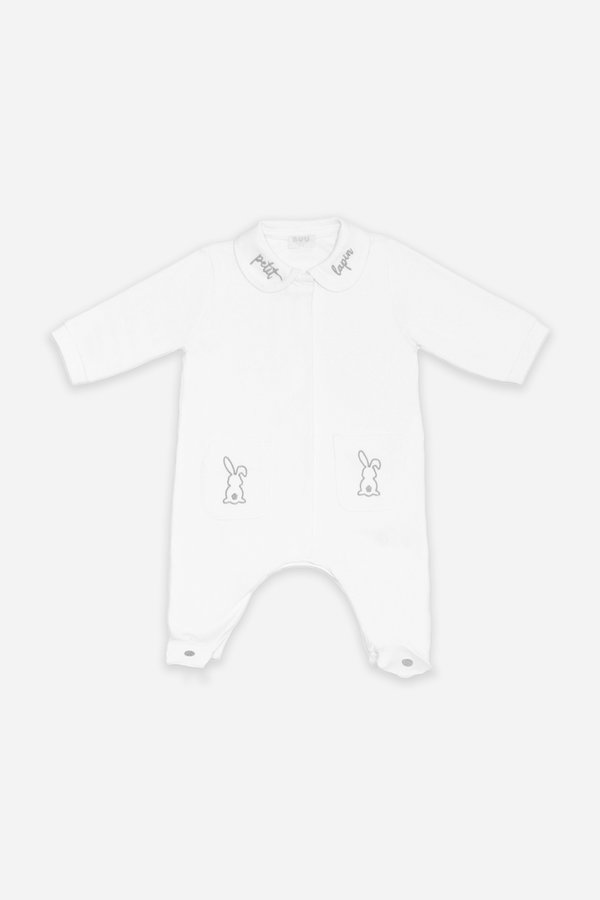 Organik Pamuk Body Battaniye Set Beyaz