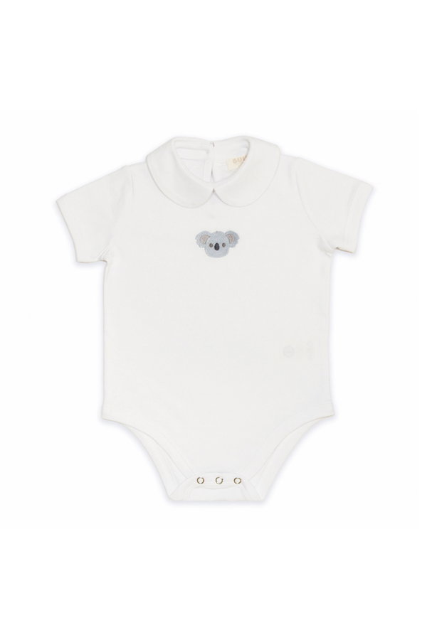 Organik Pamuk Müslin Balon Şort-Body-Şapka Takım MAVI