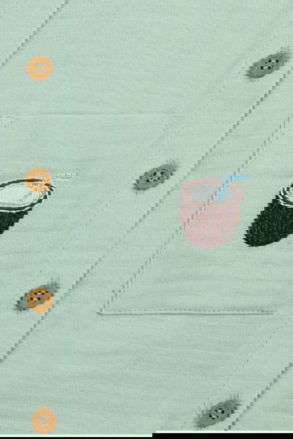 Organik Pamuk Müslin Tulum MINT