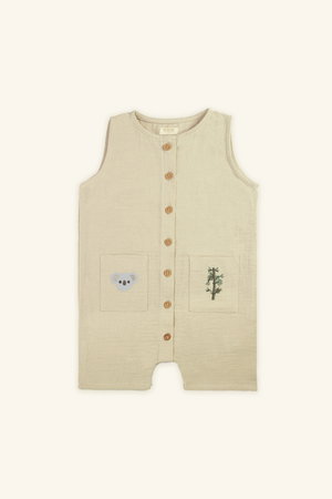 Organik Pamuk Müslin Tulum TAS