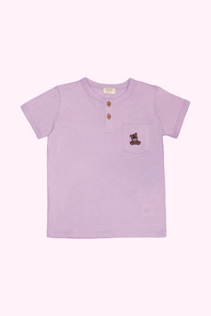 Organik Pamuk T-shirt LILA