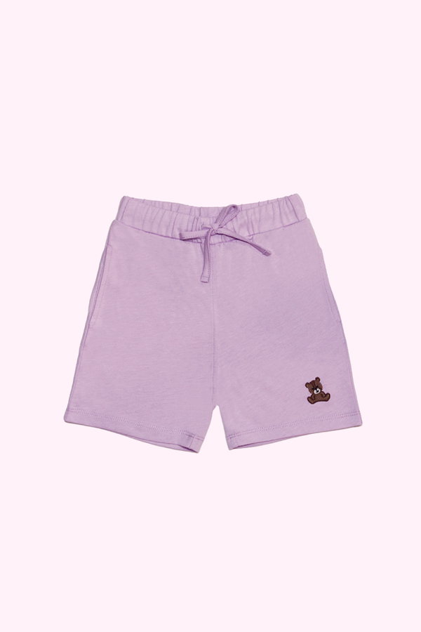 Organik Pamuk T-shirt ve Şort Takım LILA