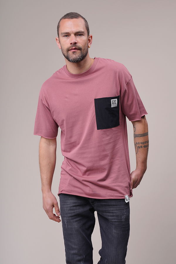 Gabria Tek Cepli Oversize T-shirt