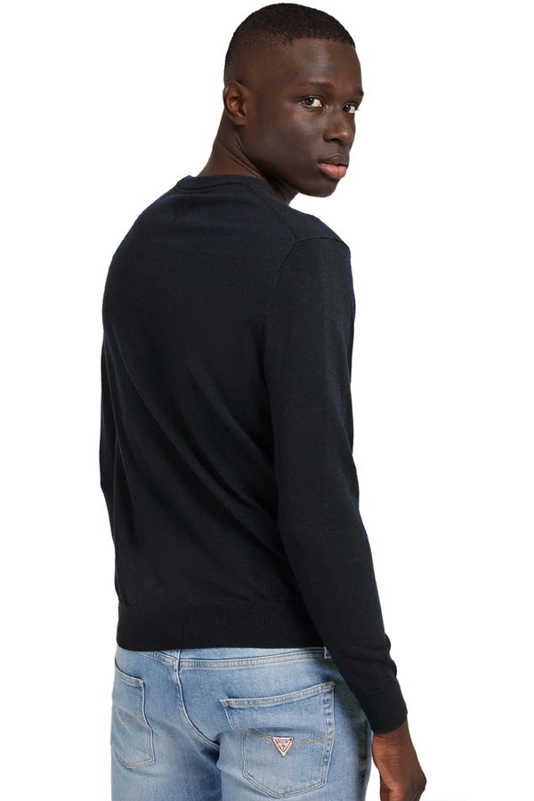 Guess Baskılı Erkek Sweat SİYAH