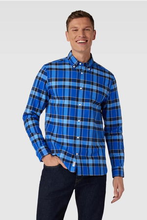 Tommy Hilfiger Ekose Erkek Gömlek LACİVERT Tommy Hilfiger Ekose Erkek Gömlek LACİVERT