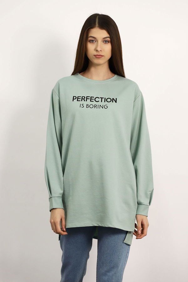 Perfection Baskılı Sweat MINT Perfection Baskılı Sweat MINT
