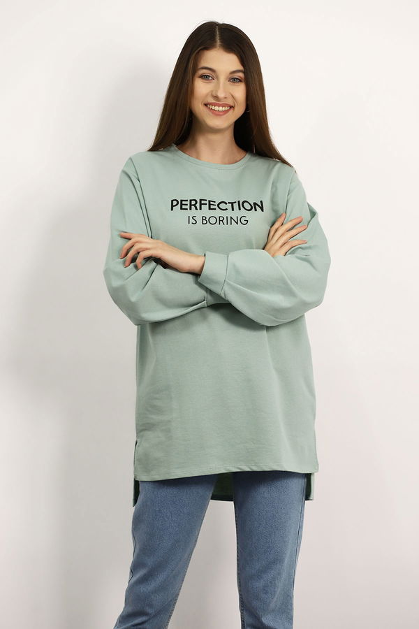 Perfection Baskılı Sweat MINT Perfection Baskılı Sweat MINT