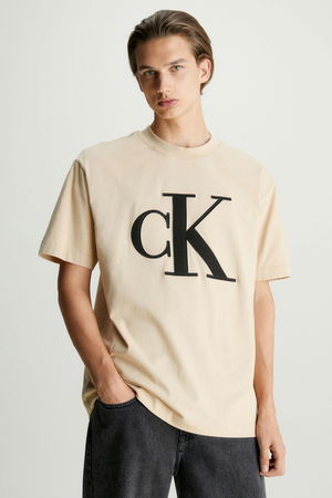 Calvin Klein Erkek T-shirt BEJ Calvin Klein Erkek T-shirt BEJ