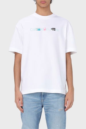 Calvin Klein Baskılı Erkek T-shirt BEYAZ Calvin Klein Baskılı Erkek T-shirt BEYAZ