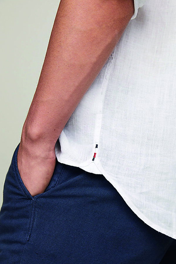 Tommy Hilfiger Erkek Gömlek Beyaz