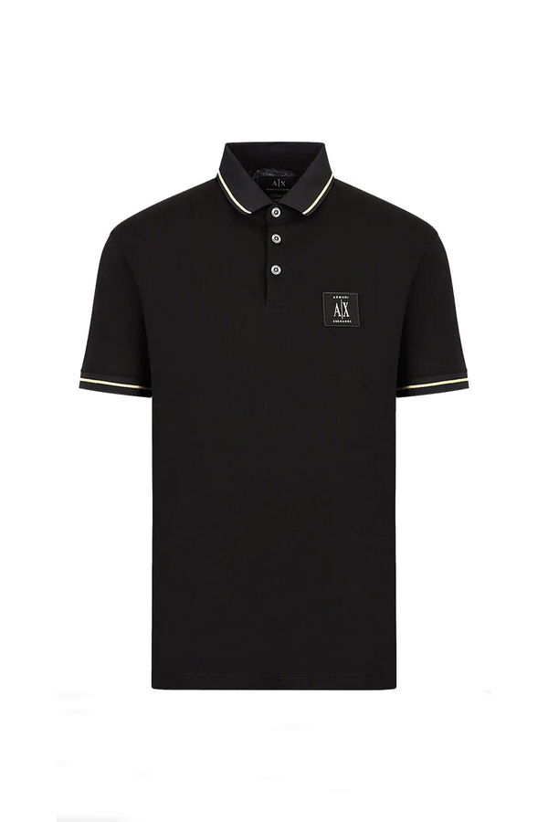 Armani Polo Yaka Erkek T-shirt SİYAH