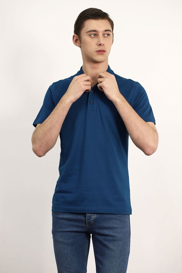 Polo Yaka T-shirt PETROL Polo Yaka T-shirt PETROL