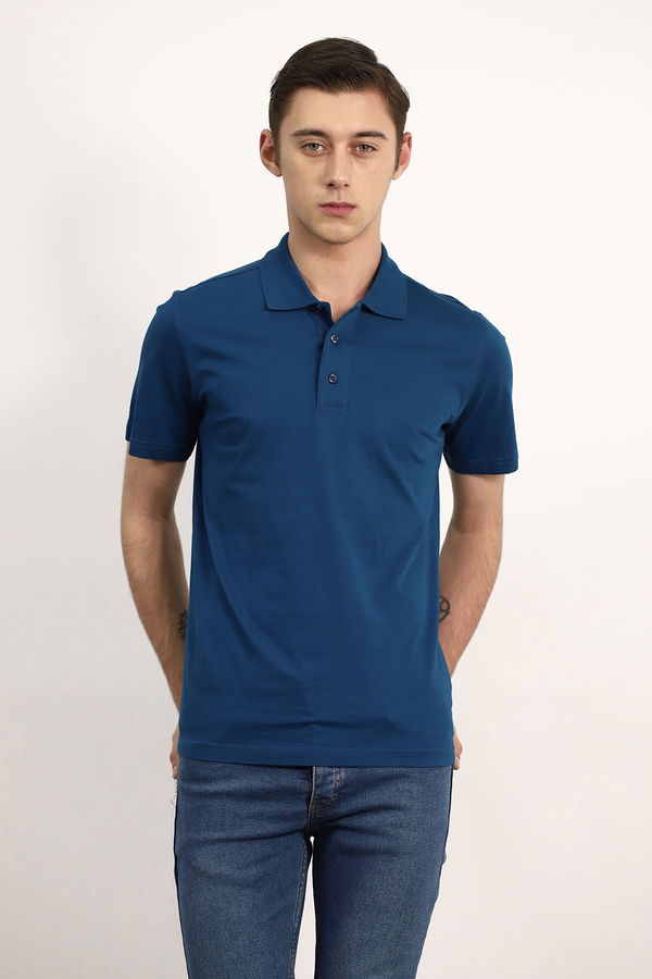 Polo Yaka T-shirt PETROL Polo Yaka T-shirt PETROL