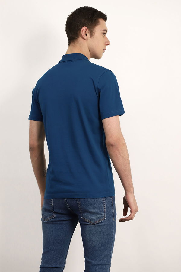 Polo Yaka T-shirt PETROL Polo Yaka T-shirt PETROL