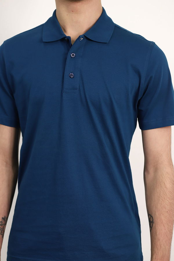 Polo Yaka T-shirt PETROL Polo Yaka T-shirt PETROL