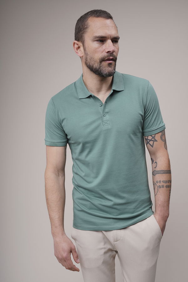Polo Yaka T-shirt YESIL Polo Yaka T-shirt YESIL