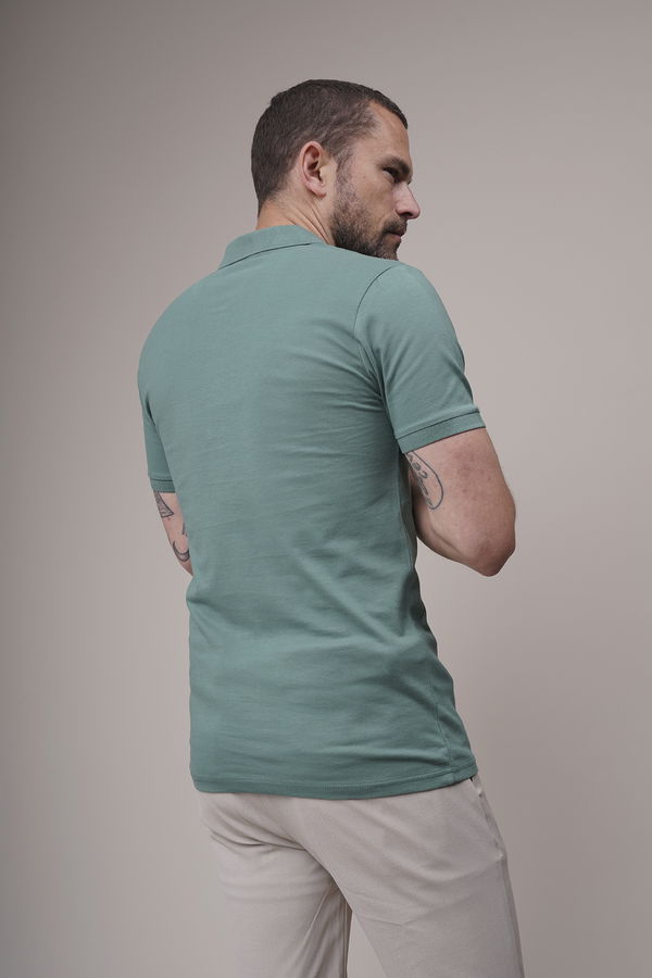 Polo Yaka T-shirt YESIL Polo Yaka T-shirt YESIL