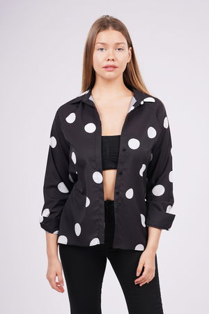 Gabria Puantiye Desenli Gömlek Gabria Puantiye Desenli Gömlek