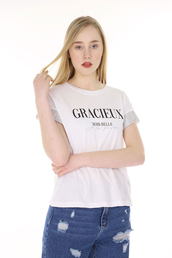 Gabria Pul Detaylı T-shirt