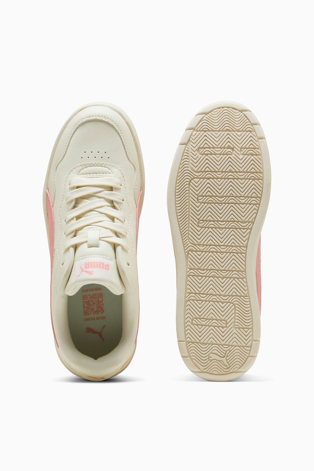 Puma Court Lally Skye Kadın Sneaker Ayakkabı KREM