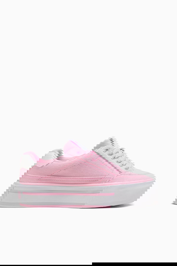 Puma Court Classic Vulc FS Platform Kadın Spor Ayakkabı PEMBE