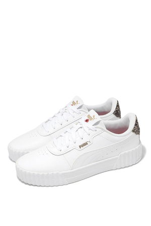 Puma Carina 3.0 Animal Flair Kadın Spor Ayakkabı Beyaz Puma Carina 3.0 Animal Flair Kadın Spor Ayakkabı Beyaz