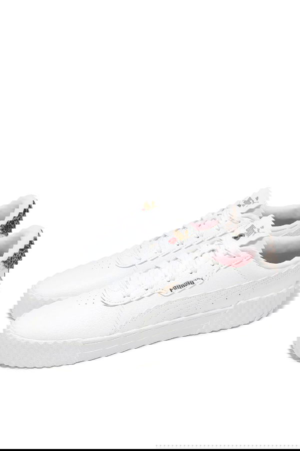 Puma Carina 3.0 Animal Flair Kadın Spor Ayakkabı Beyaz