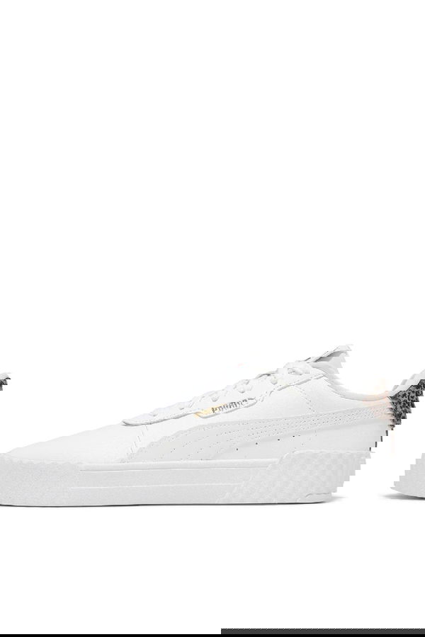 Puma Carina 3.0 Animal Flair Kadın Spor Ayakkabı Beyaz