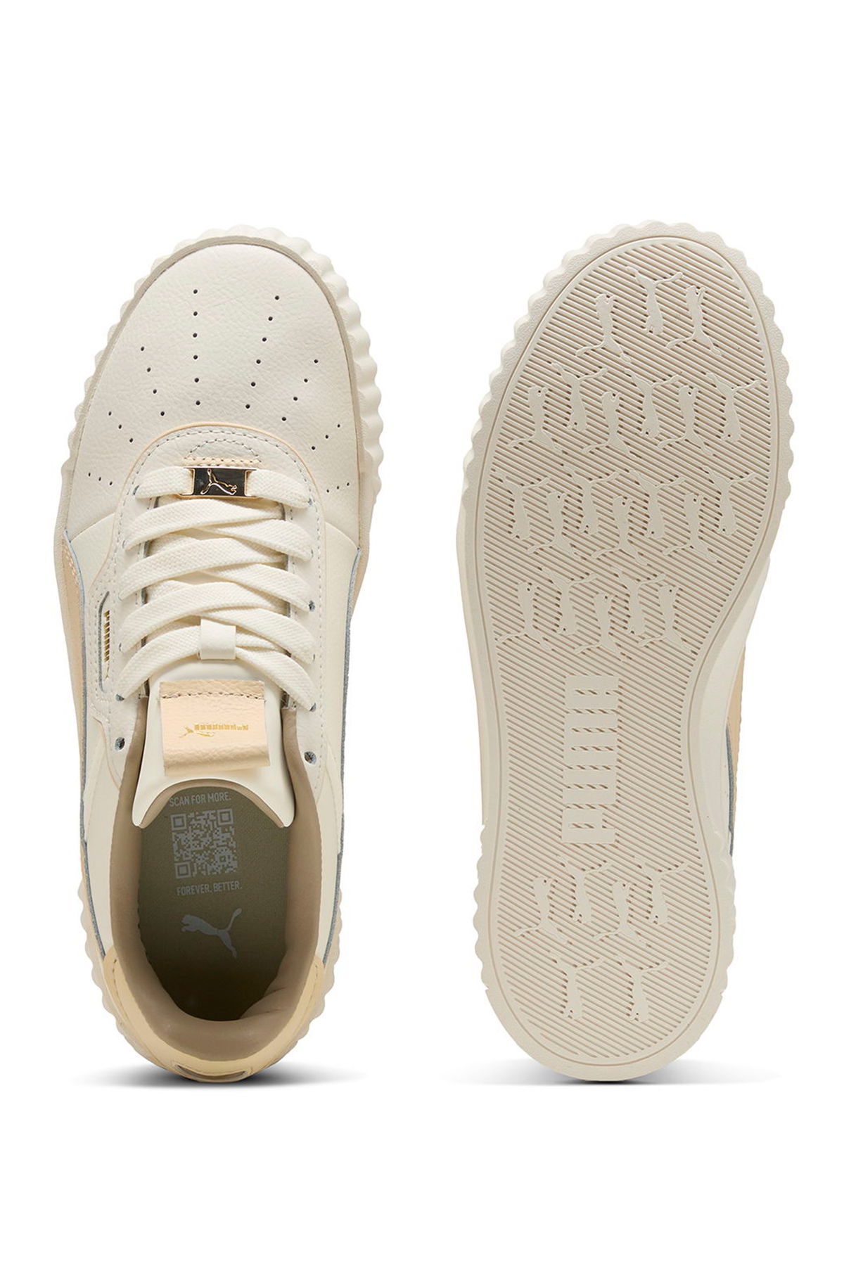 Puma Carina 3.0 Luxe Kadın Spor Ayakkabı BEJ
