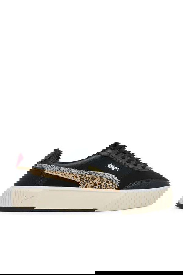 Puma Carina Mia Animal Flai Kadın Spor Ayakkabı SIYAH
