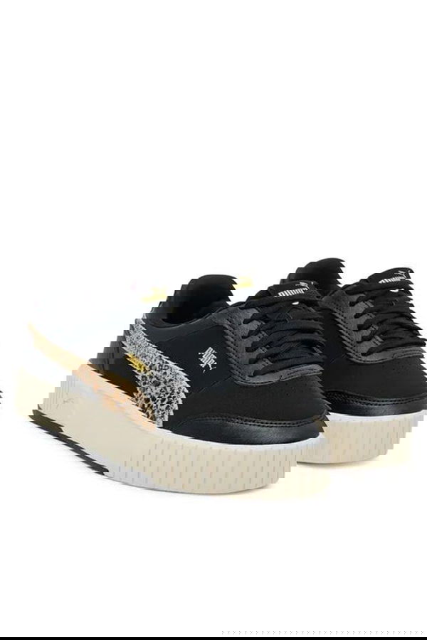 Puma Carina Mia Animal Flai Kadın Spor Ayakkabı SIYAH Puma Carina Mia Animal Flai Kadın Spor Ayakkabı SIYAH