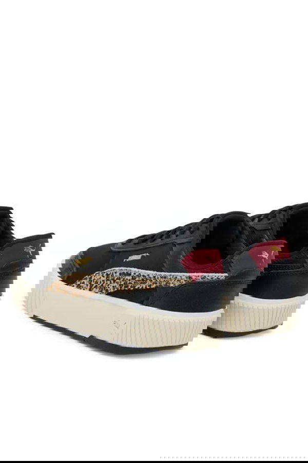 Puma Carina Mia Animal Flai Kadın Spor Ayakkabı SIYAH Puma Carina Mia Animal Flai Kadın Spor Ayakkabı SIYAH
