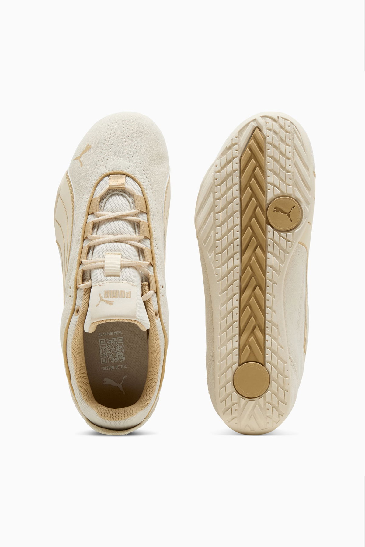 Puma Catch Soleil SD Kadın Spor Ayakkabı KREM