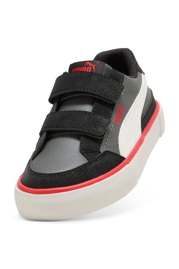 Puma Court Classic Vulc Kids V PS Çocuk Spor Ayakkabı SIYAH