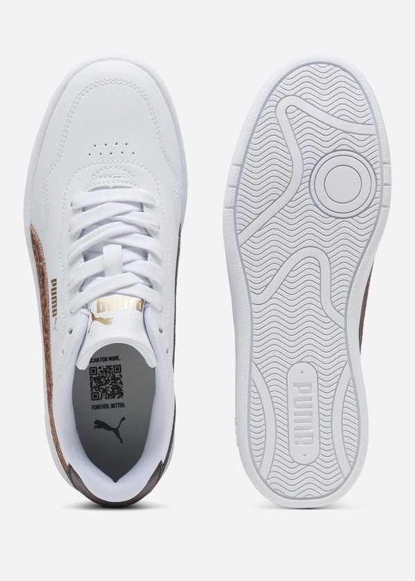 Puma Court Lally Feline Kadın Spor Ayakkabı Beyaz