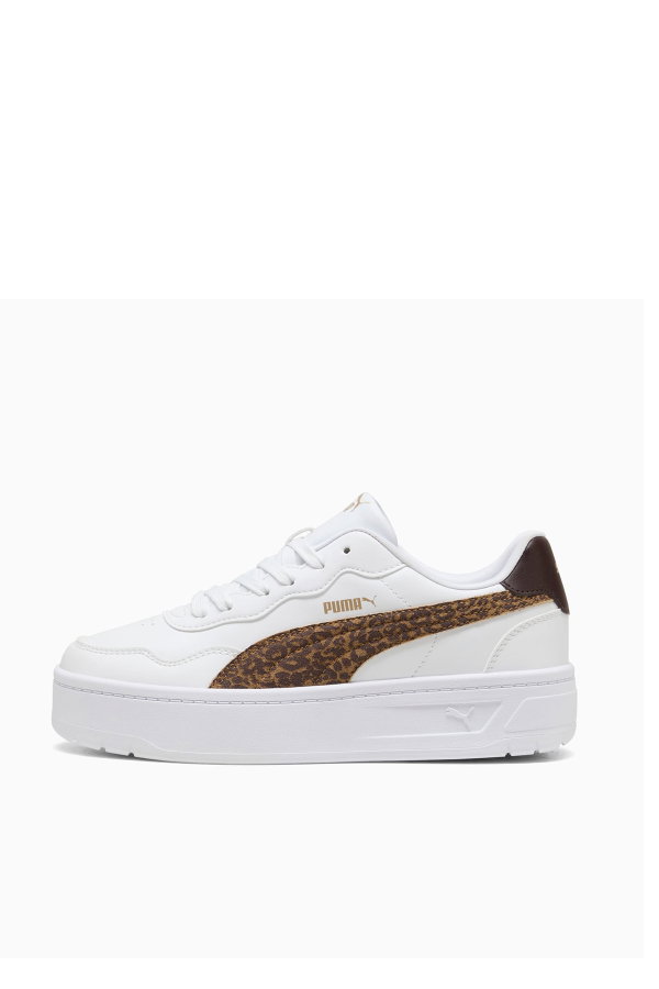 Puma Court Lally Skye Feline Kadın Spor Ayakkabı Beyaz
