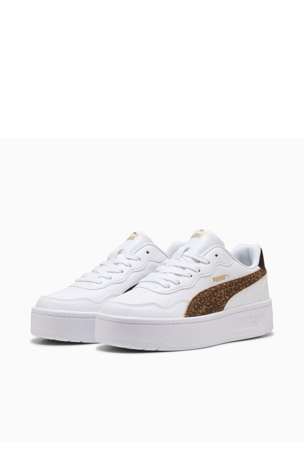 Puma Court Lally Skye Feline Kadın Spor Ayakkabı Beyaz
