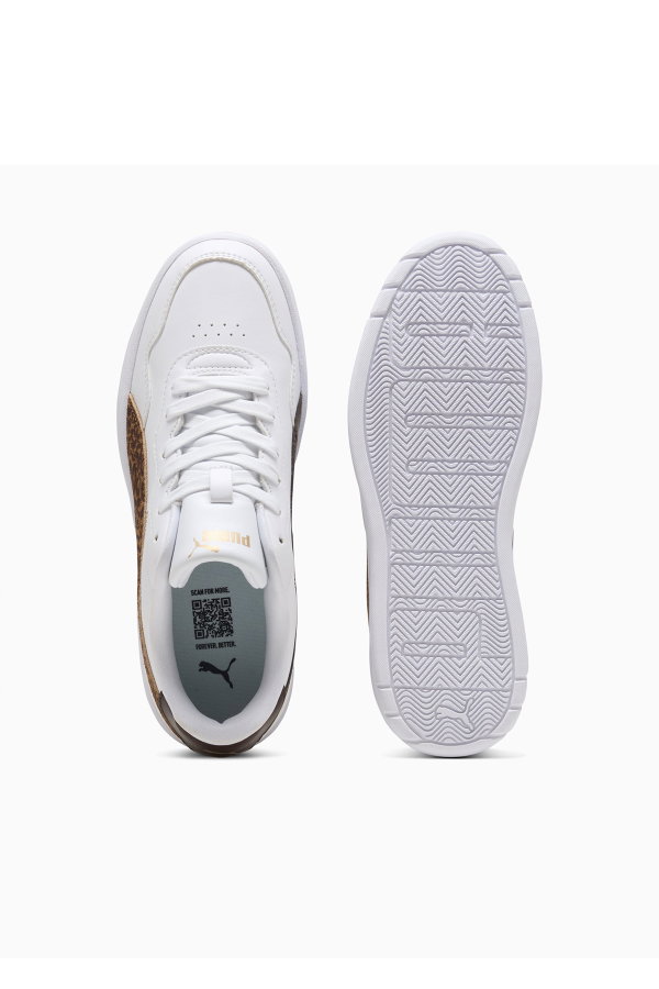 Puma Court Lally Skye Feline Kadın Spor Ayakkabı Beyaz