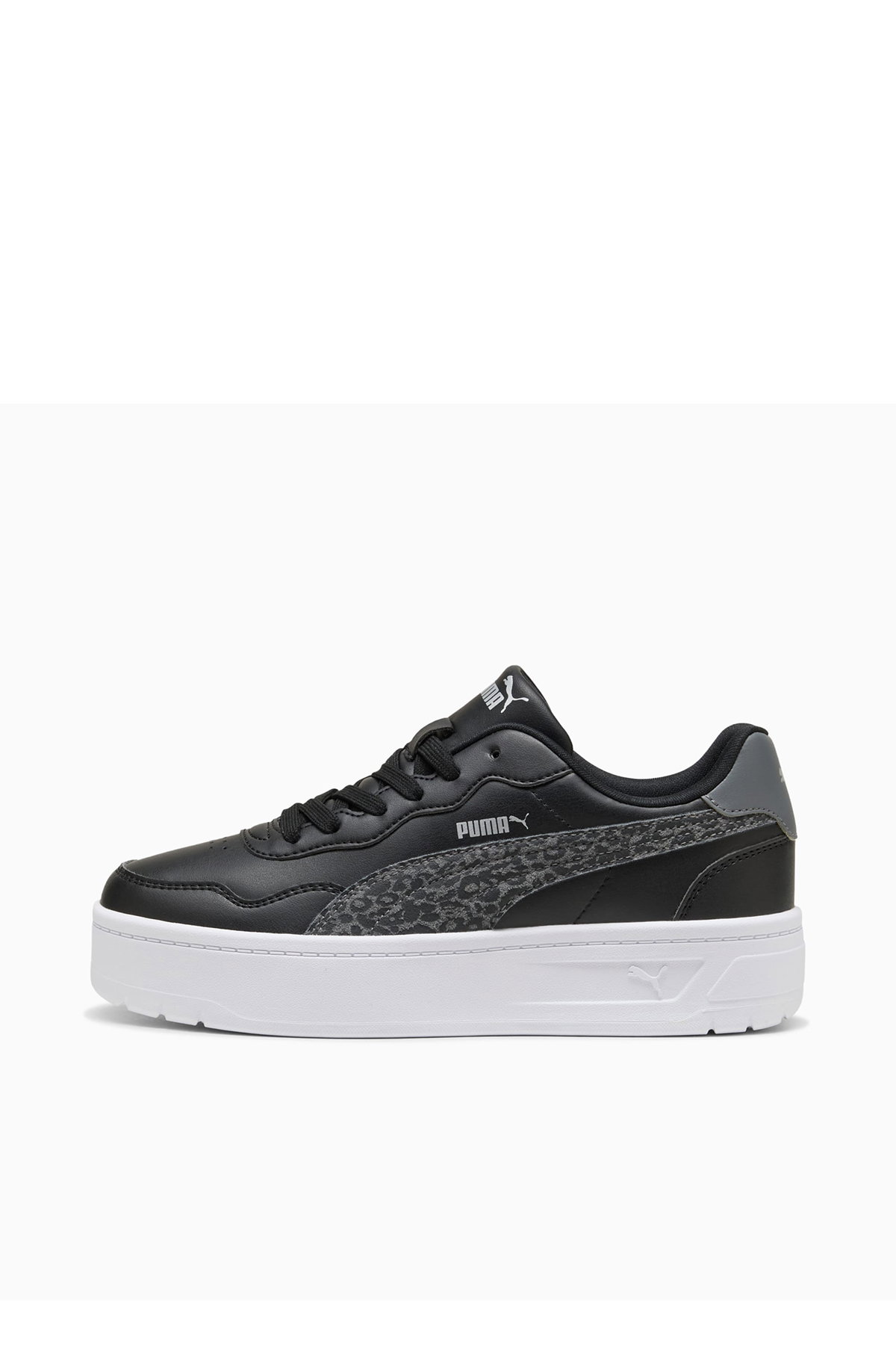 Puma Court Lally Skye Feline Kadın Spor Ayakkabı SIYAH