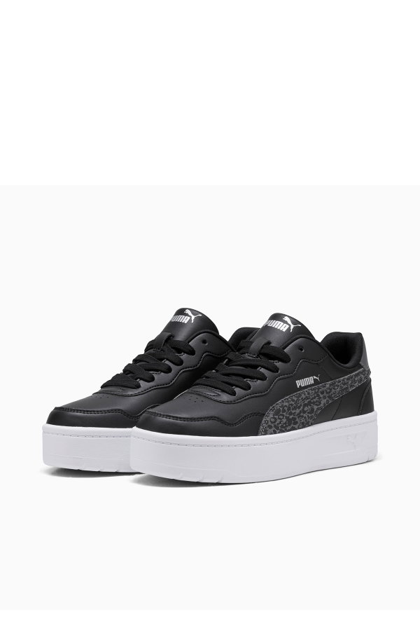 Puma Court Lally Skye Feline Kadın Spor Ayakkabı SIYAH