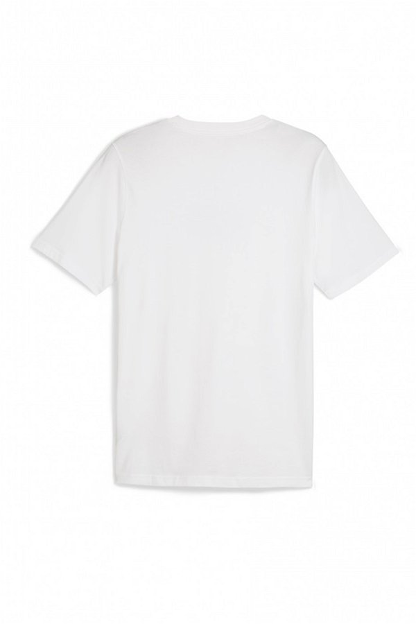 Puma Graphics Execution Erkek T-shirt Beyaz