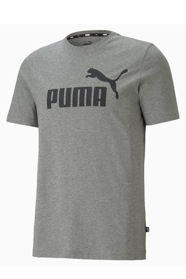 Puma Ess Logo Erkek T-shirt GRİ