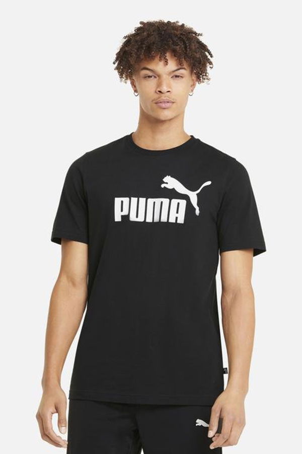 Puma Ess Logo Erkek T-shirt SİYAH